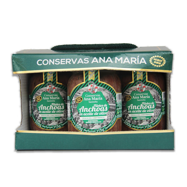 Estuche degustación pack-3 anchoa mediano