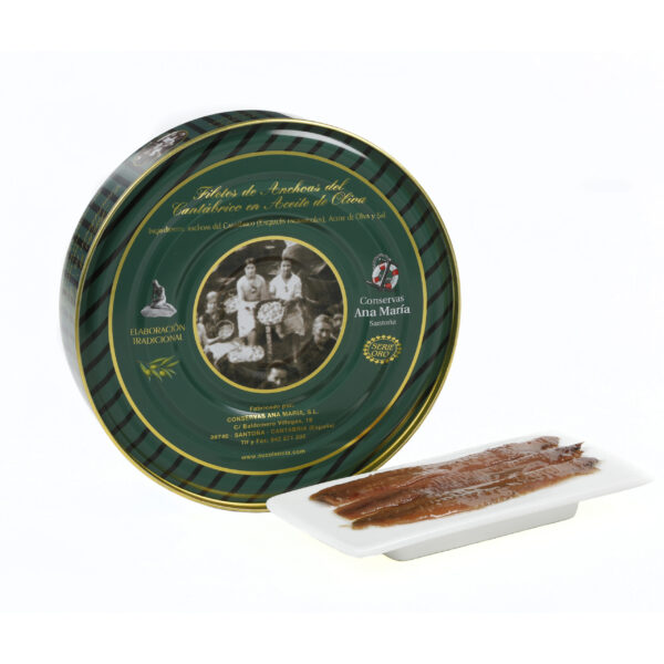 Anchoas del Cantábrico en aceite de oliva 550g